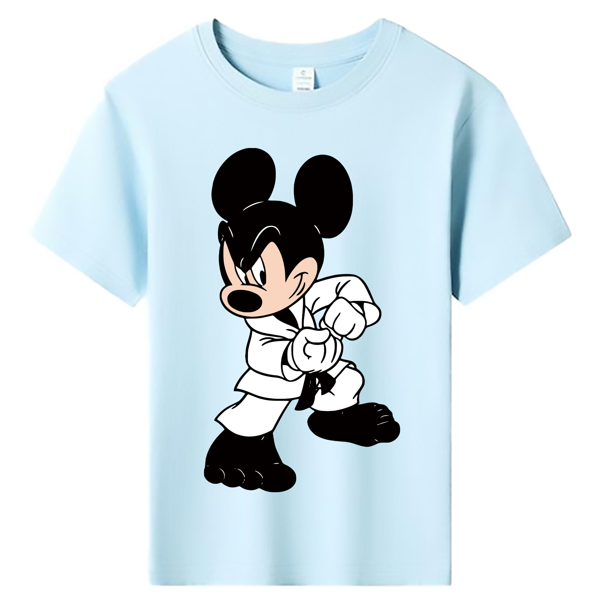 ミッキーマウス Mickey Mouse 綿100％キッズTシャツ（フロントプリント）